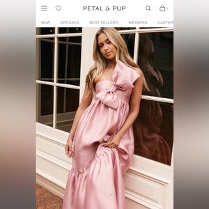 Petal & Pup Betina Bow Maxi Dress